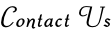 Contact Us